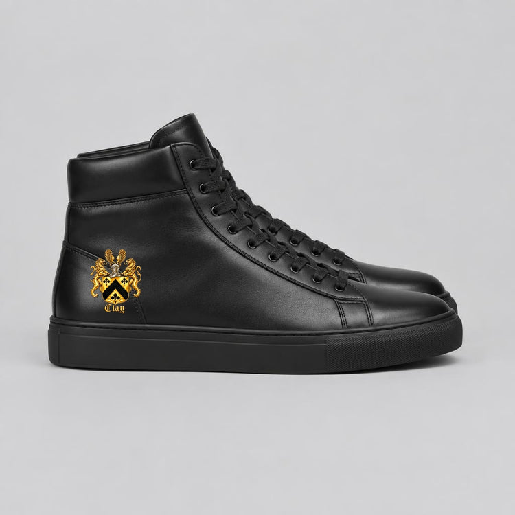 Leather Sneakers High Top