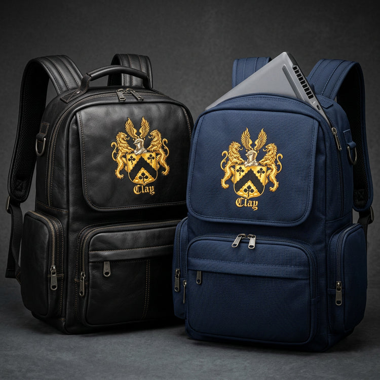 Clay crest nylon backpack