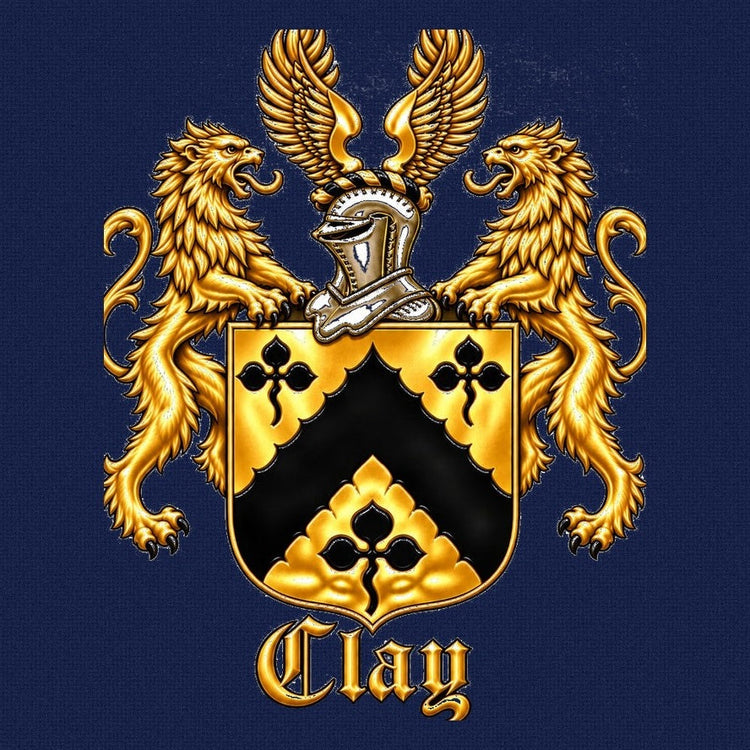 Navy Lion’s Crest wool-blend blanket