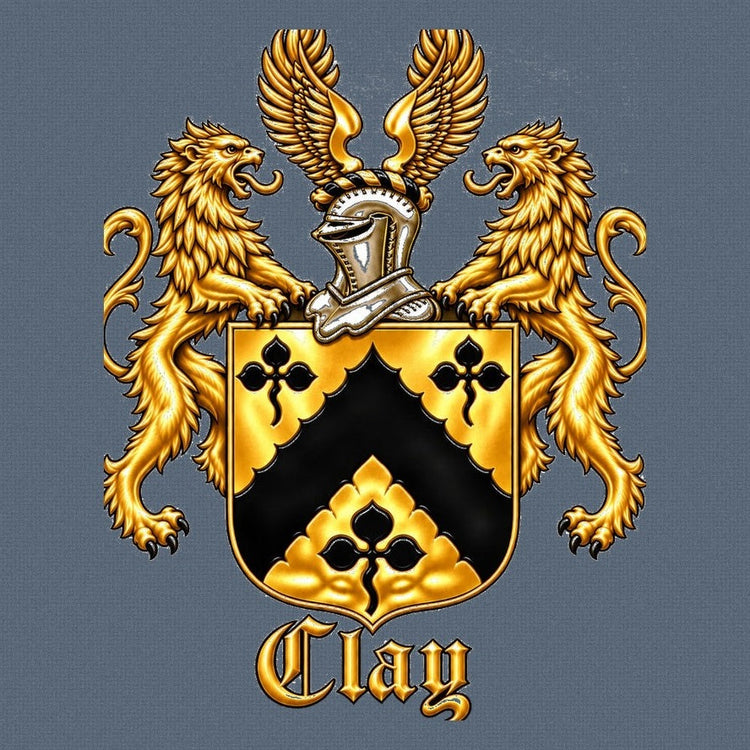 Slate Lion’s Crest throw blanket