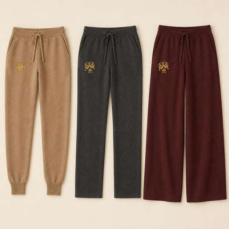 2-ply cashmere pants