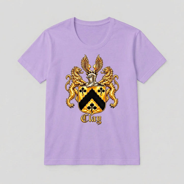 Scoop Neck Organic Cotton T-Shirt - Lavender