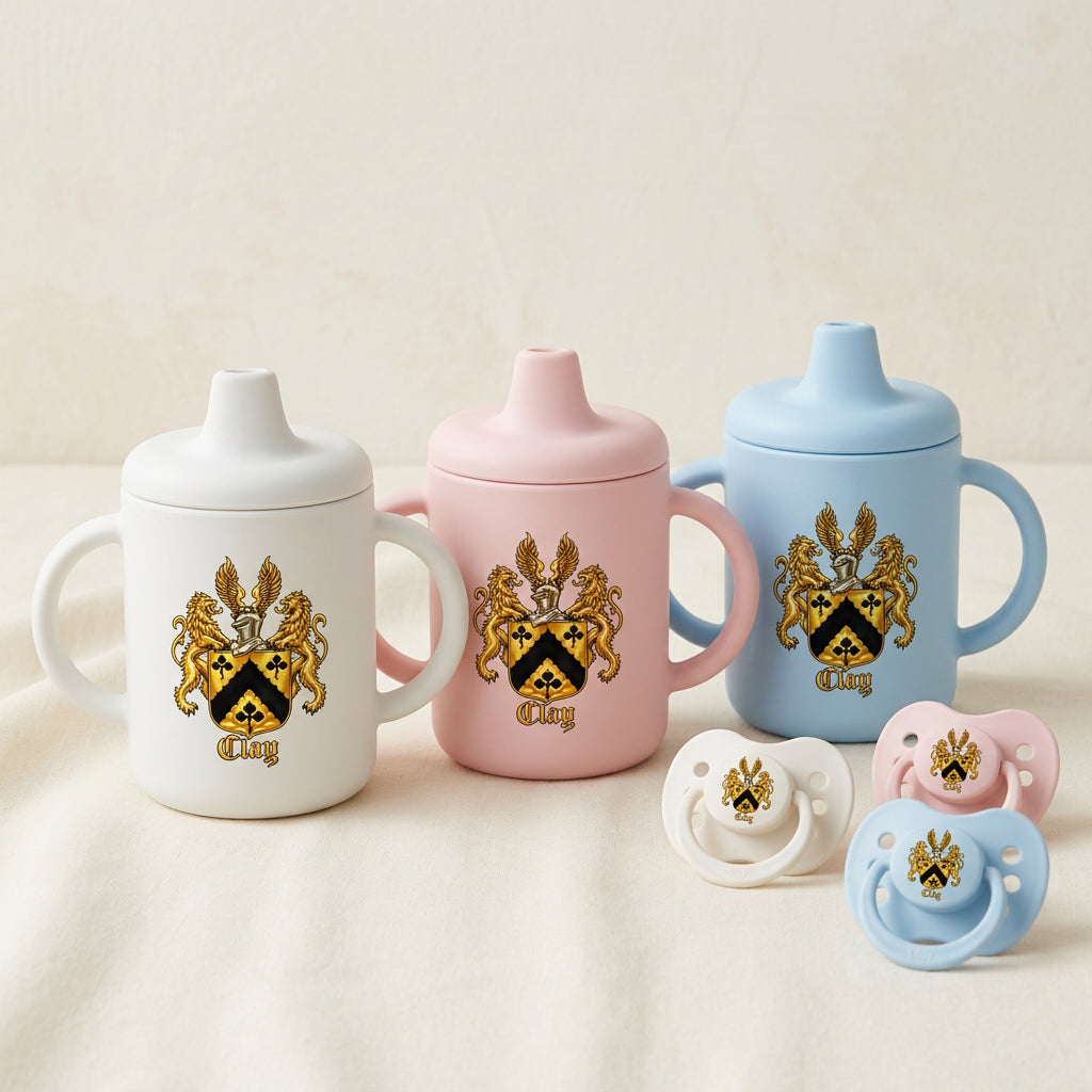 Clay crest pacifiers