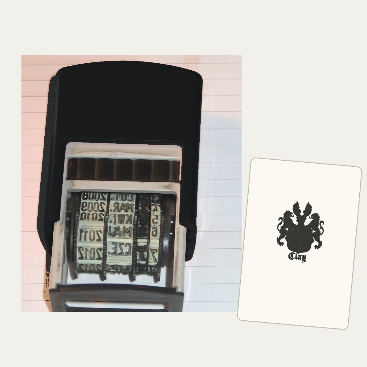 Actual self-inking Lion&
