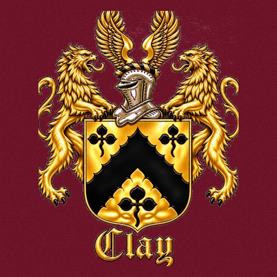 Burgundy Lion’s Crest wool-blend blanket