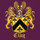 Plum Lion’s Crest wool blanket