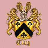 Blush Lion’s Crest throw blanket