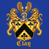 Royal blue Lion’s Crest cashmere blanket