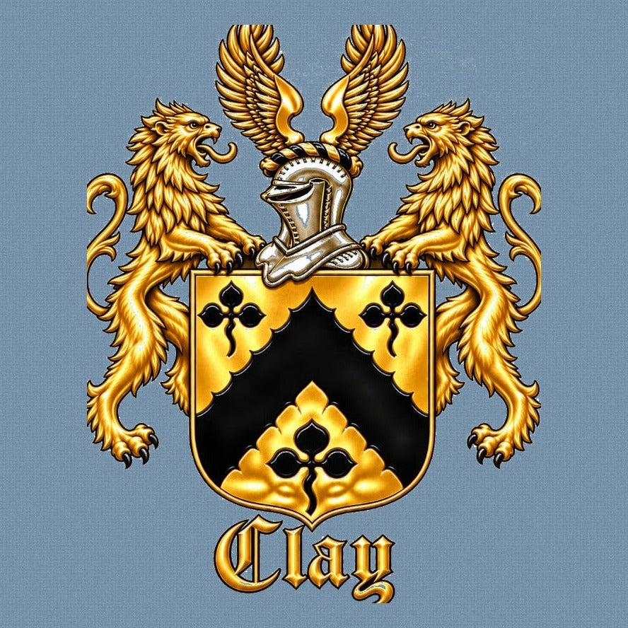 Dusty blue Lion’s Crest weighted blanket