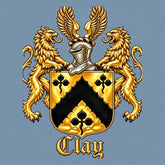 Dusty blue Lion’s Crest weighted blanket