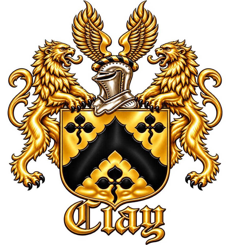 Gold lion crest