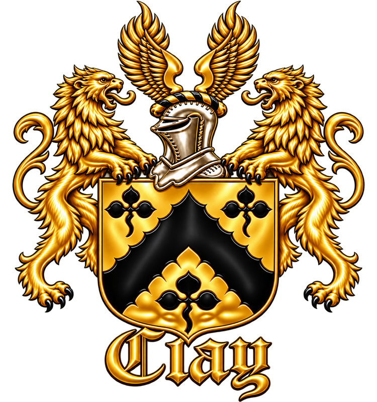 Gold lion crest