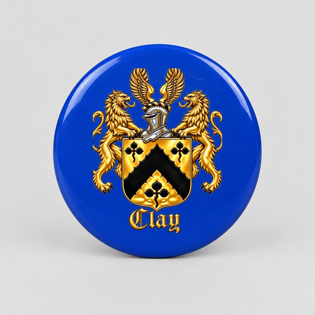 Royal blue crest magnet