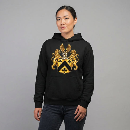 Organic Cotton Hoodie shown on a model