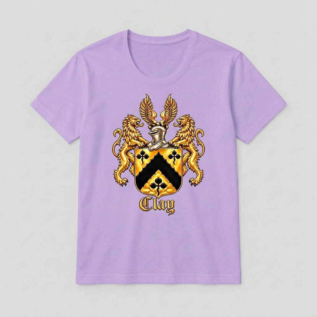 Scoop Neck Organic Cotton T-Shirt - Lavender